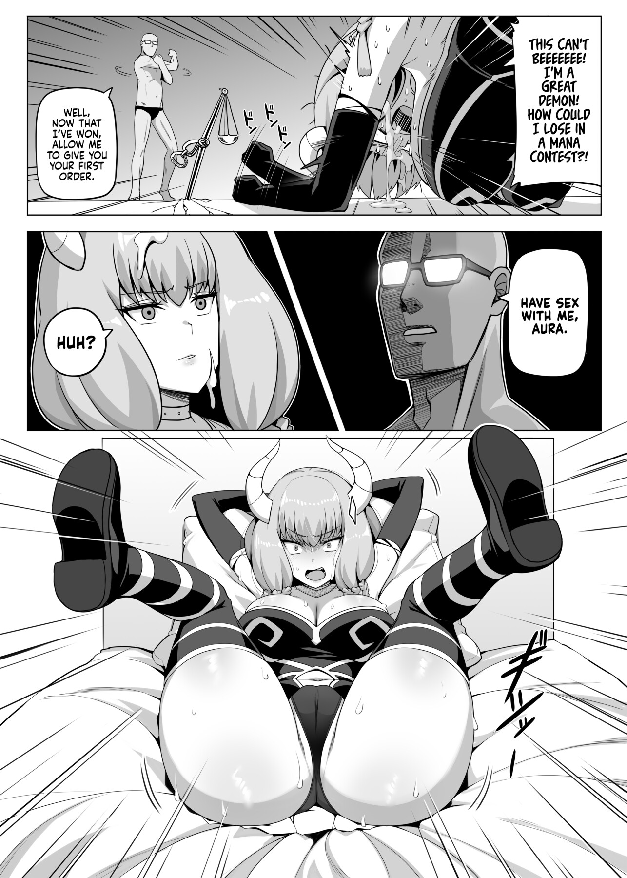 Hentai Manga Comic-I Saved Up Tons Of Mana For One Goal: To Blow My Load Inside Aura!-Read-4